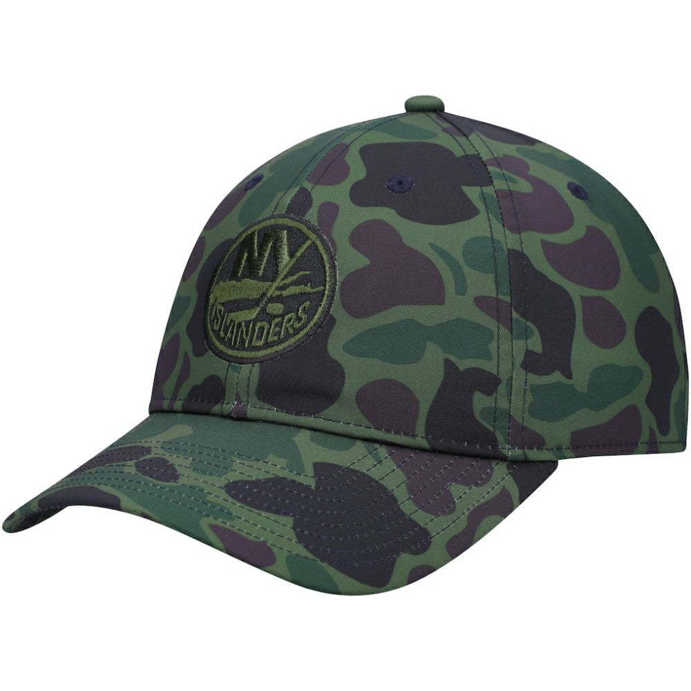 New York Islanders adidas Locker Room Slouch Adjustable Hat - Camo Hats