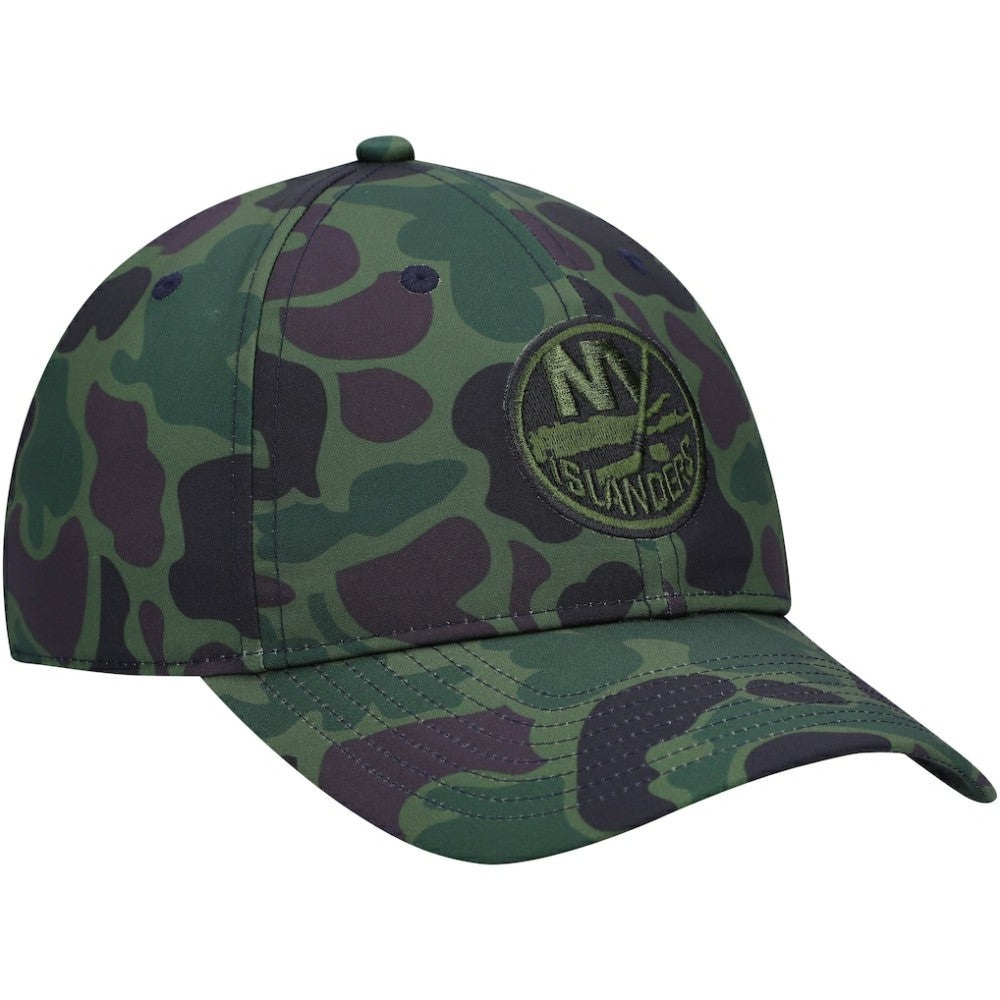New York Islanders adidas Locker Room Slouch Adjustable Hat - Camo Hats