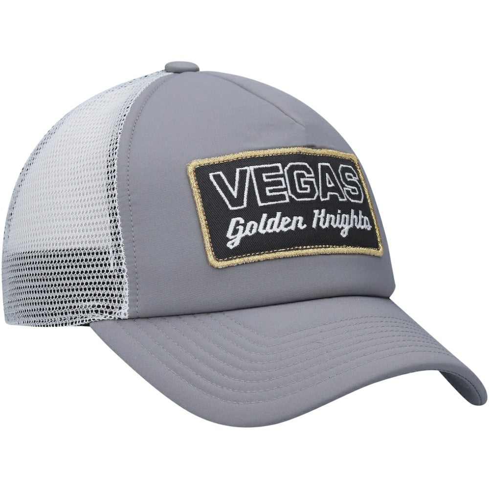 Vegas Golden Knights adidas Locker Room Foam Trucker Snapback Hat - Gray/White Hats