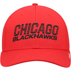 Chicago Blackhawks adidas 2021 Locker Room AEROREADY Flex Hat - Red Hats