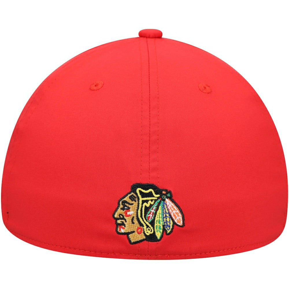 Chicago Blackhawks adidas 2021 Locker Room AEROREADY Flex Hat - Red Hats