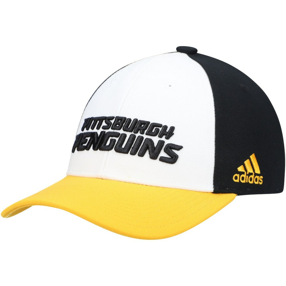 Pittsburgh Penguins adidas Locker Room Adjustable Hat - White Hats