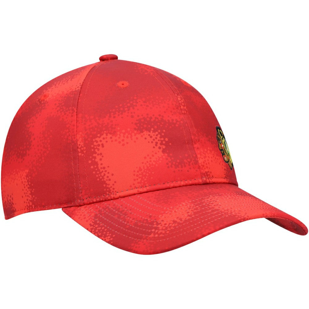 Chicago Blackhawks adidas Women's Camo Slouch Adjustable Hat - Red Hats