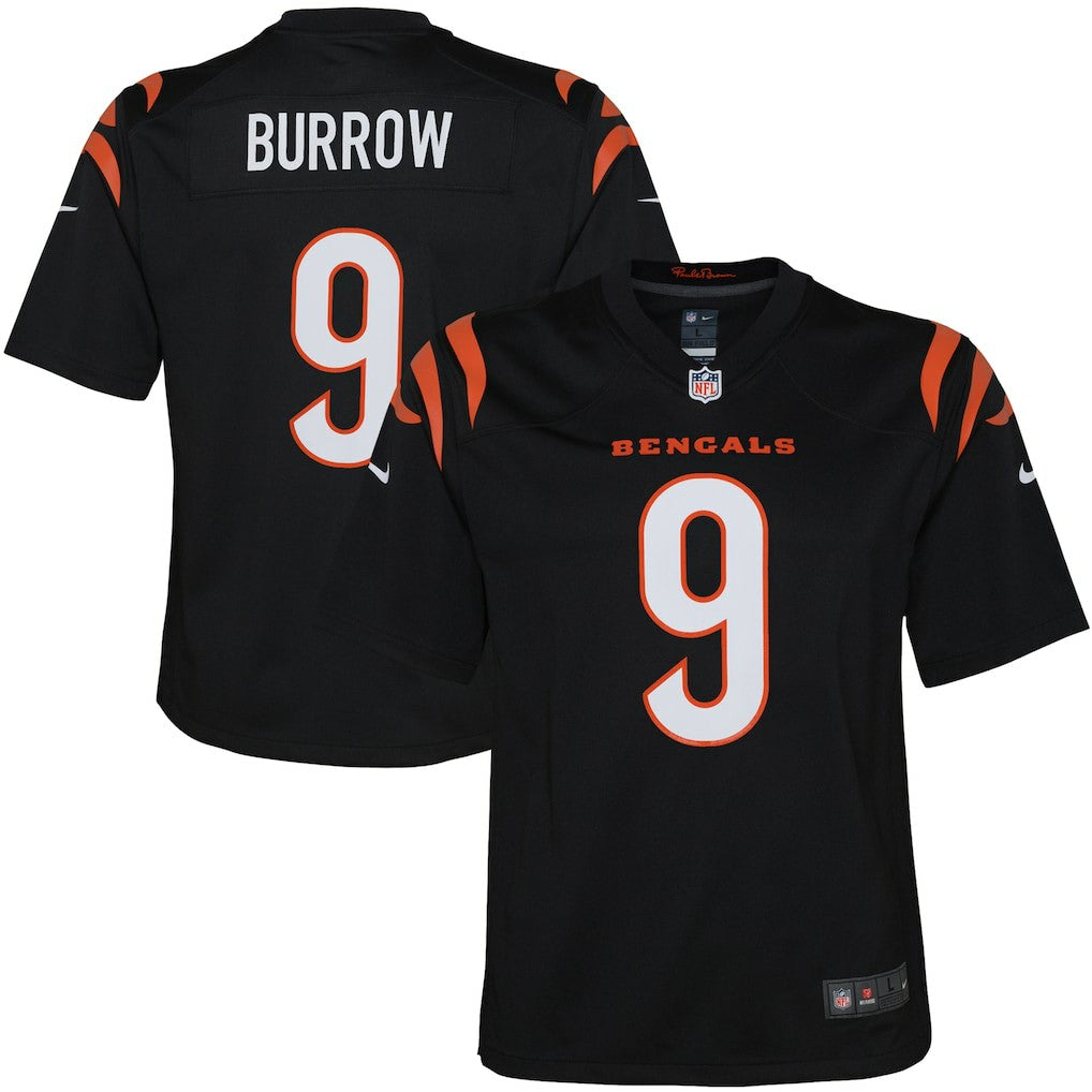 Joe Burrow Cincinnati Bengals Youth Game Jersey - Black outlet