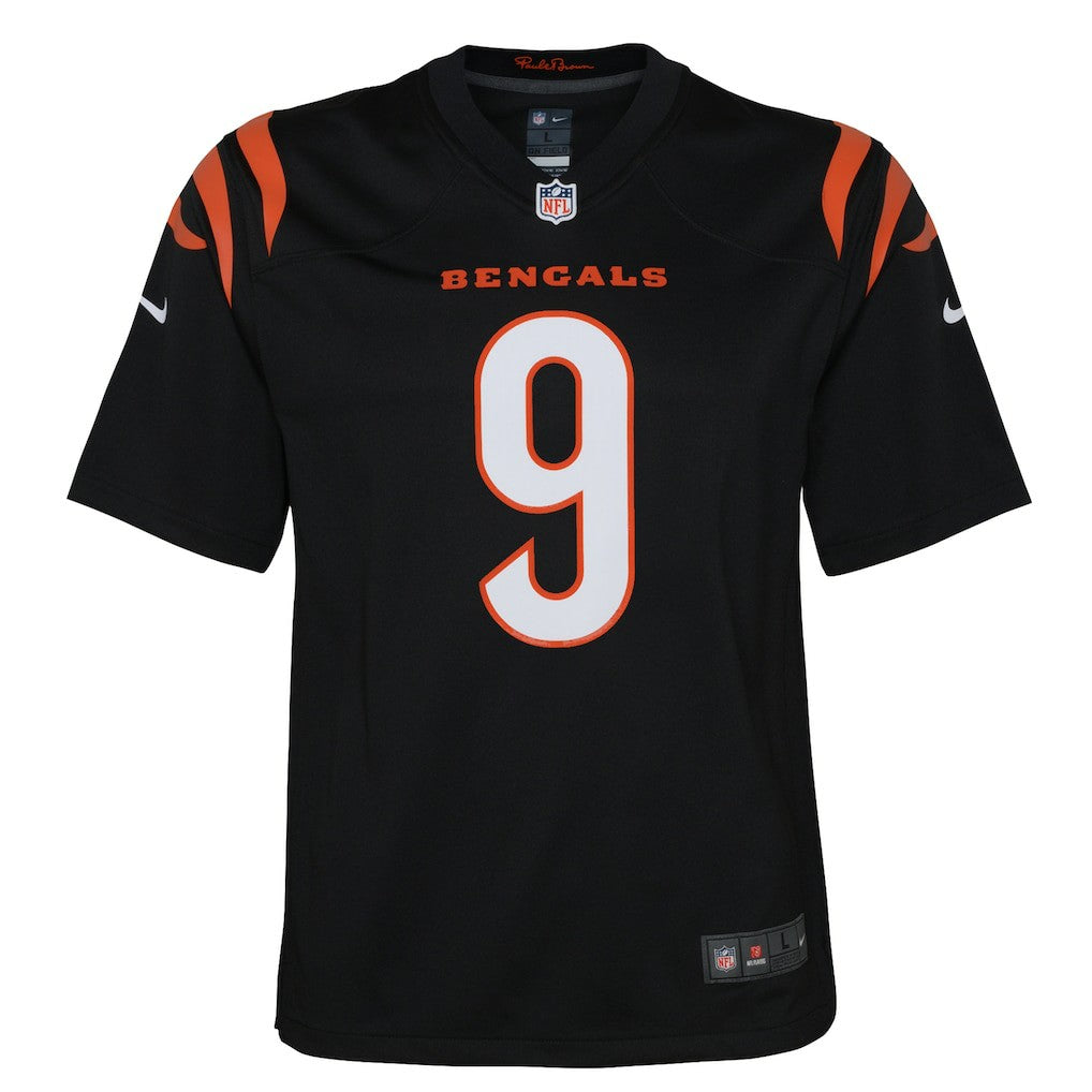 Joe Burrow Cincinnati Bengals Youth Game Jersey - Black outlet