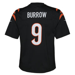 Joe Burrow Cincinnati Bengals Youth Game Jersey - Black outlet