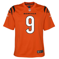Joe Burrow Cincinnati Bengals Youth Game Jersey - Orange sale