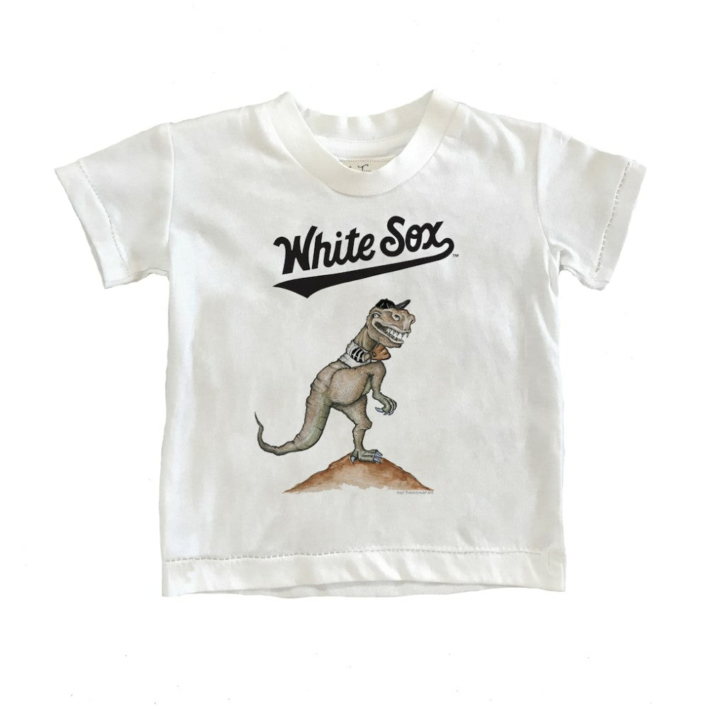 Chicago White Sox Tiny Turnip Youth TT Rex T-Shirt White
