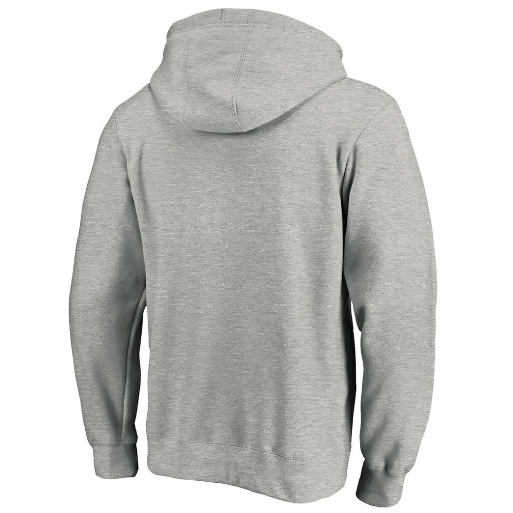 Toronto Maple Leafs Primary Team Logo Fleece Fitted Pullover Hoodie - Heather Gray Hoodies
