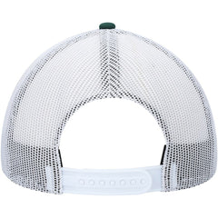 Athletics Primary Logo Trucker Snapback Hat Green/White