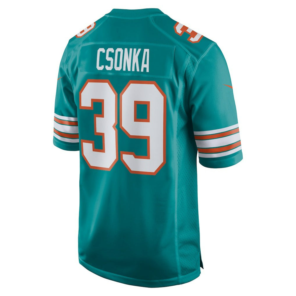 Larry Csonka Miami Dolphins Retired Player Jersey - Aqua on sale