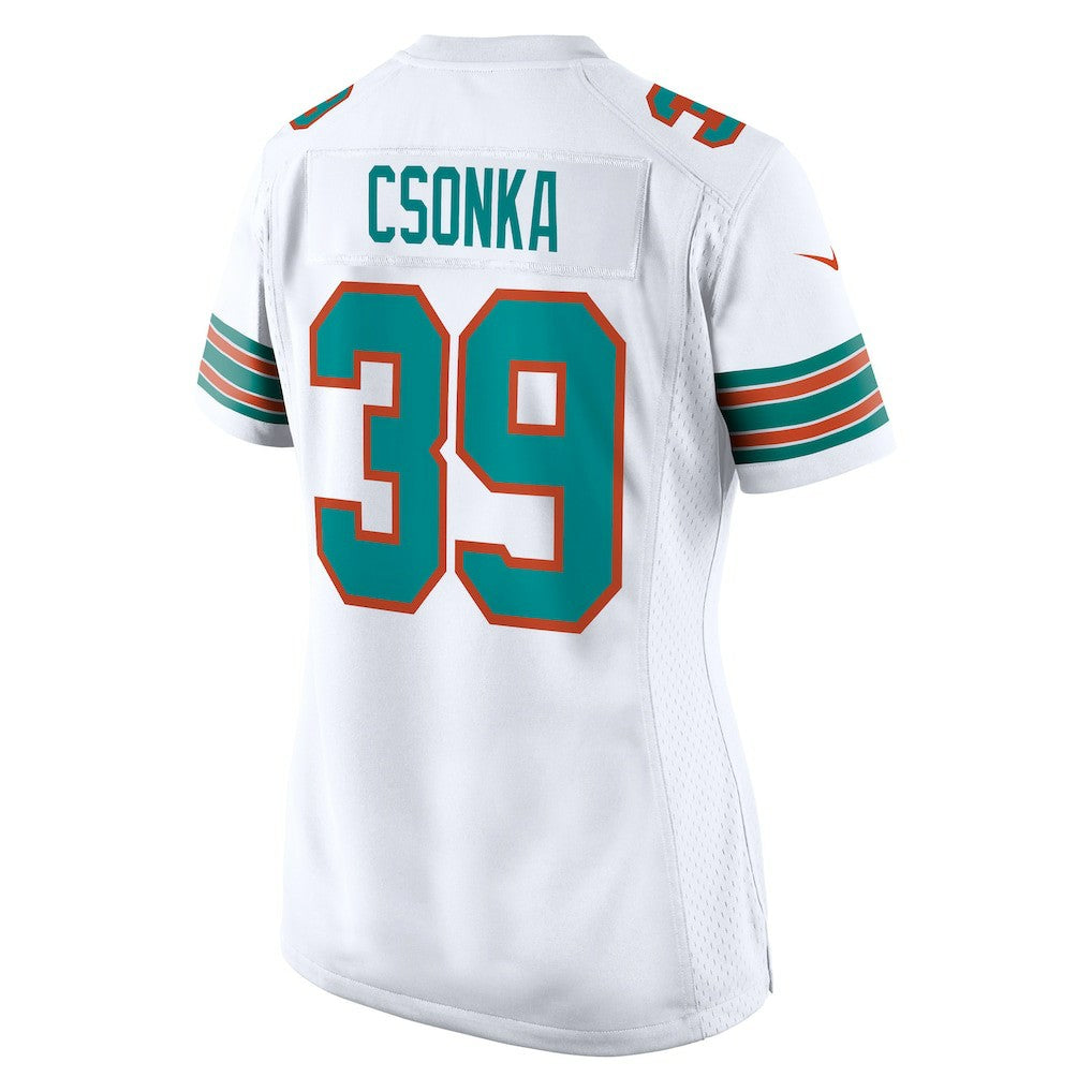 Larry Csonka Miami Dolphins Retired Player Jersey - White discount