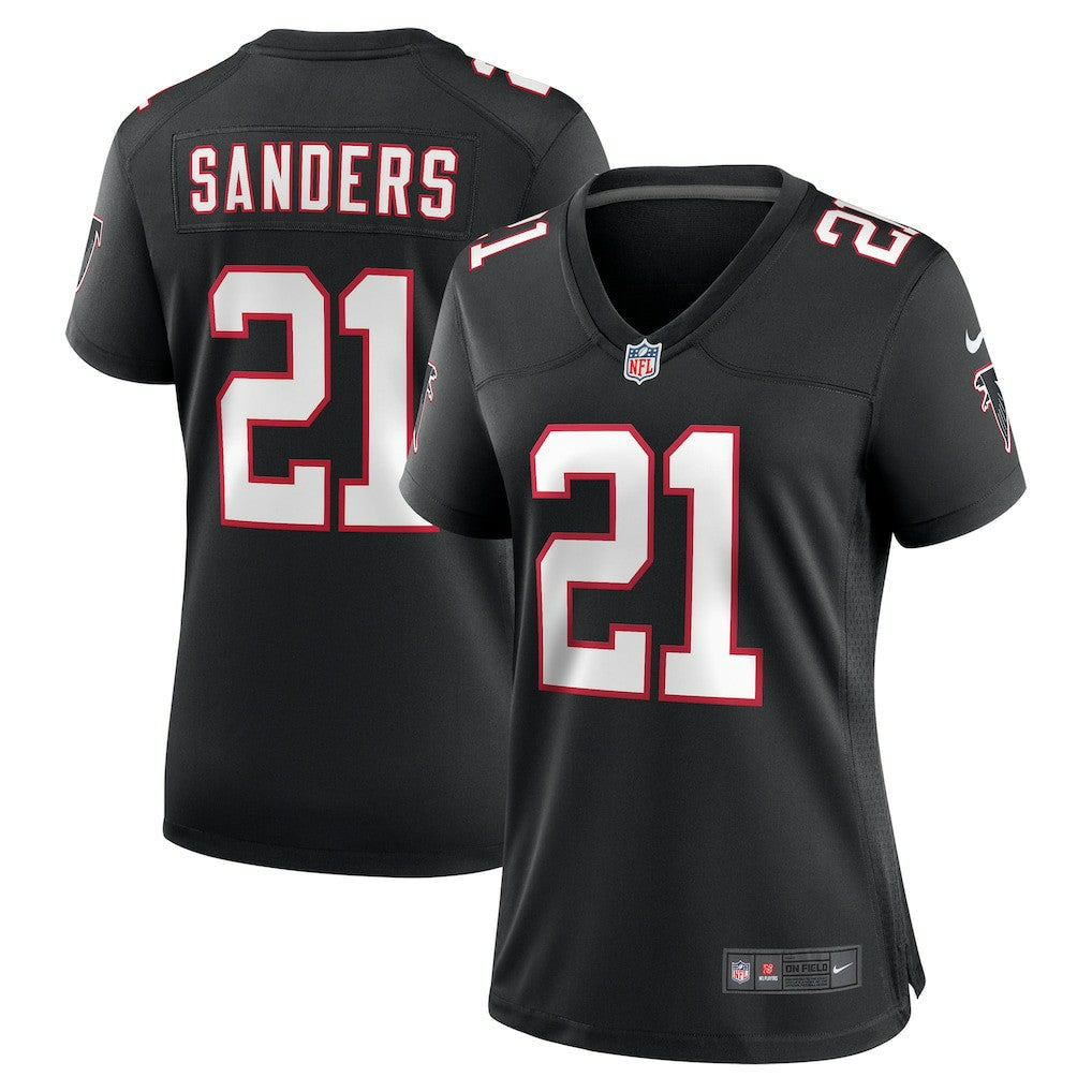 Deion Sanders Atlanta Falcons Women's Alternate Retired Player Game Jersey - Black online