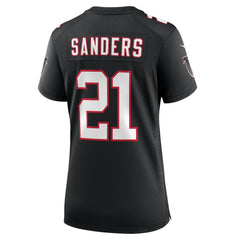 Deion Sanders Atlanta Falcons Women's Alternate Retired Player Game Jersey - Black online