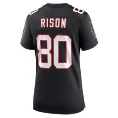 Andre Rison Atlanta Falcons Women's Retired Player Jersey - Black on sale