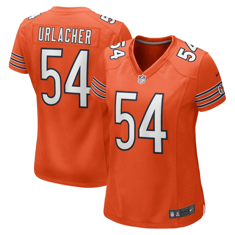 Brian Urlacher Chicago Bears Women's Retired Player Jersey - Orange for sale