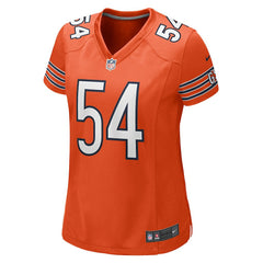 Brian Urlacher Chicago Bears Women's Retired Player Jersey - Orange for sale