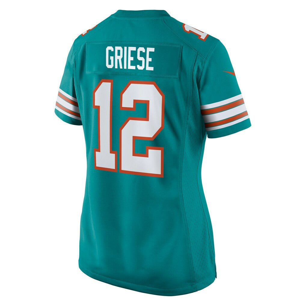 Bob Griese Miami Dolphins Women's Retired Player Jersey - Aqua online