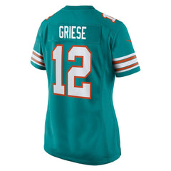 Bob Griese Miami Dolphins Women's Retired Player Jersey - Aqua online
