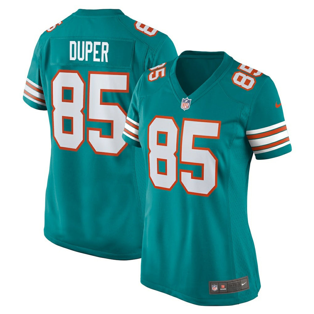 Mark Duper Miami Dolphins Women's Retired Player Jersey - Aqua on sale