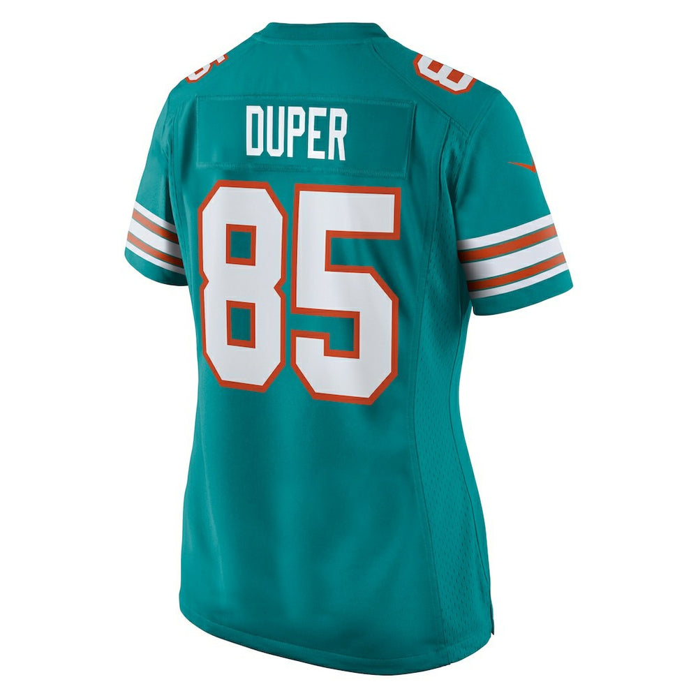 Mark Duper Miami Dolphins Women's Retired Player Jersey - Aqua on sale