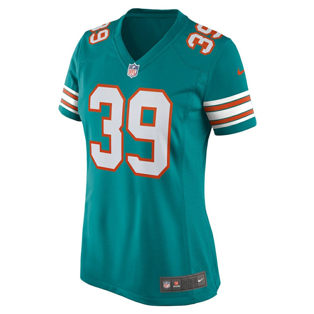 Larry Csonka Miami Dolphins Women's Retired Player Jersey - Aqua on sale