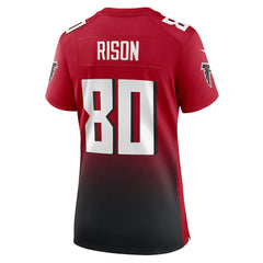 Andre Rison Atlanta Falcons Women's Retired Player Jersey - Red online