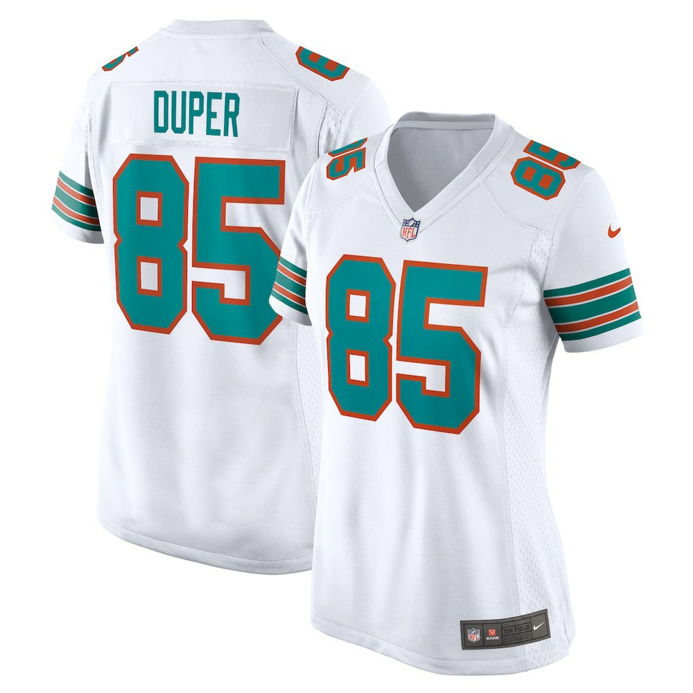 Mark Duper Miami Dolphins Women's Retired Player Jersey - White sale