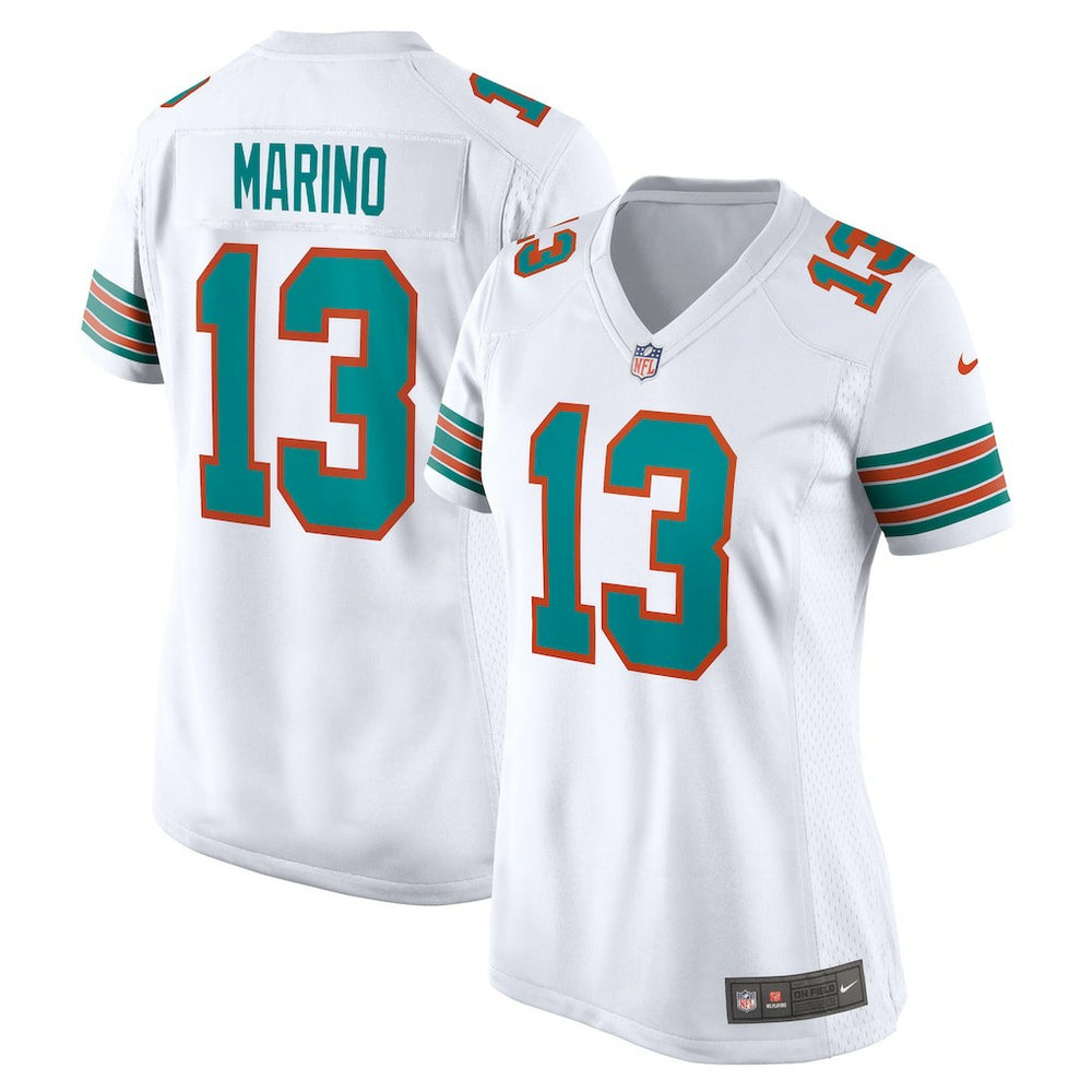 Dan Marino Miami Dolphins Women's Retired Player Jersey - White cheap