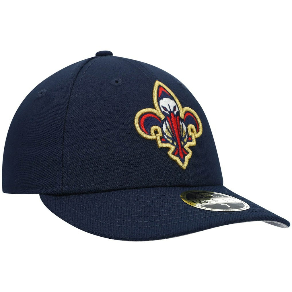New Orleans Pelicans Team Logo Low Profile 59FIFTY Fitted Hat - Navy online