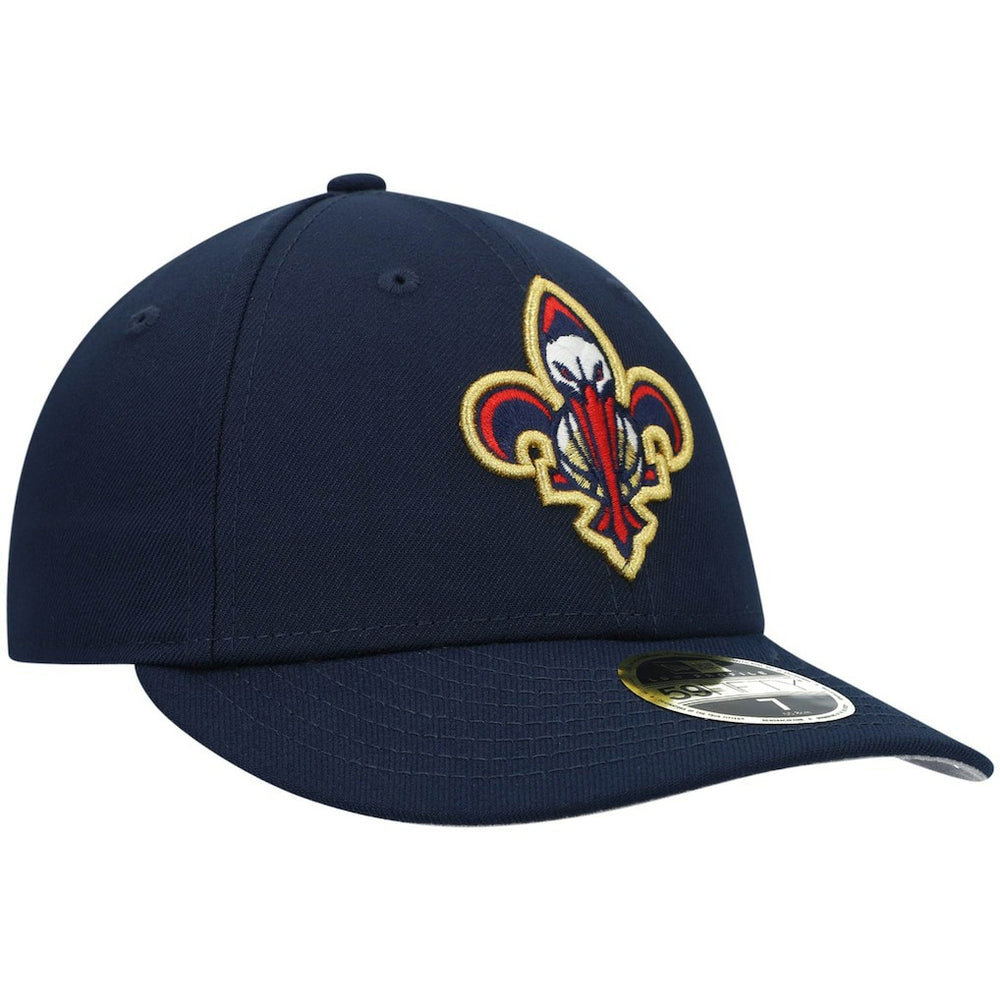 New Orleans Pelicans Team Logo Low Profile 59FIFTY Fitted Hat - Navy online