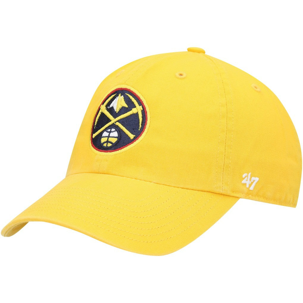 Denver Nuggets '47 Core Logo Clean Up Adjustable Hat sale - Gold on sale