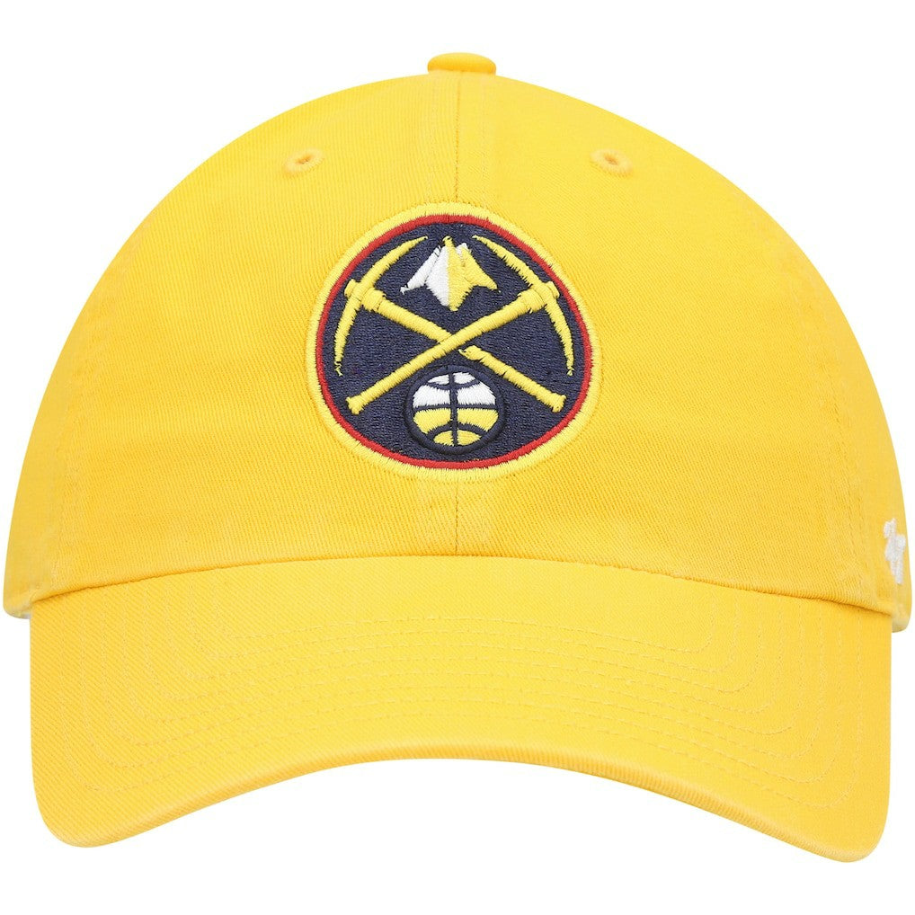Denver Nuggets '47 Core Logo Clean Up Adjustable Hat sale - Gold on sale