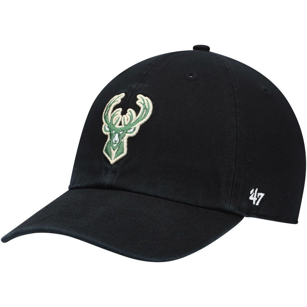 Milwaukee Bucks '47 Core Logo Clean Up Adjustable Hat - Black outlet