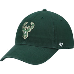 Milwaukee Bucks '47 Core Logo Clean Up Adjustable Hat - Hunter Green online