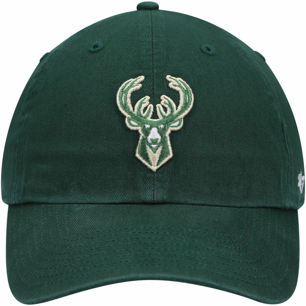 Milwaukee Bucks '47 Core Logo Clean Up Adjustable Hat - Hunter Green online