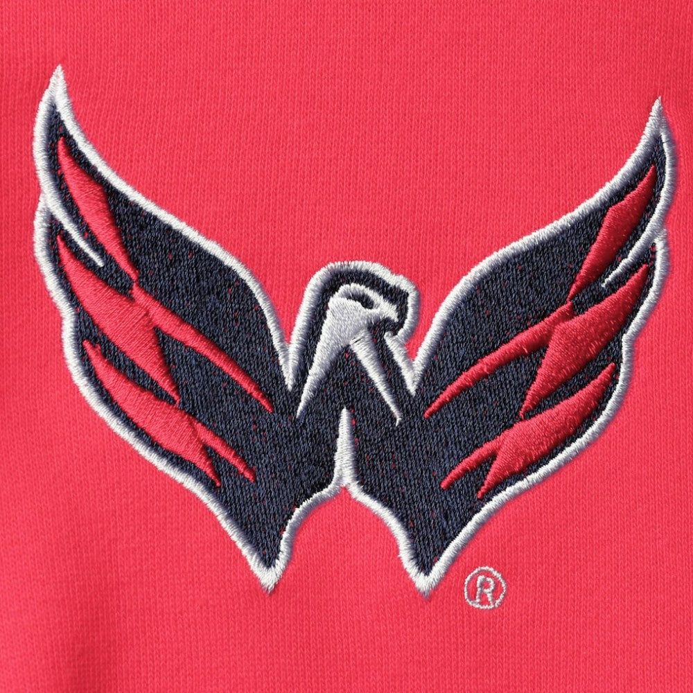 Washington Capitals Starter Playoffs Color Block Full-Zip Hoodie - Red/Navy Hoodies