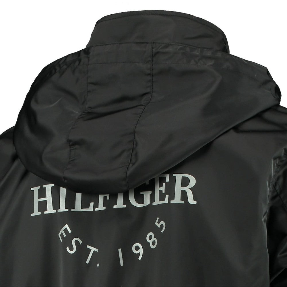 Philadelphia Flyers Tommy Hilfiger Anorak Quarter-Zip Hoodie Jacket - Black/Gray Hoodies