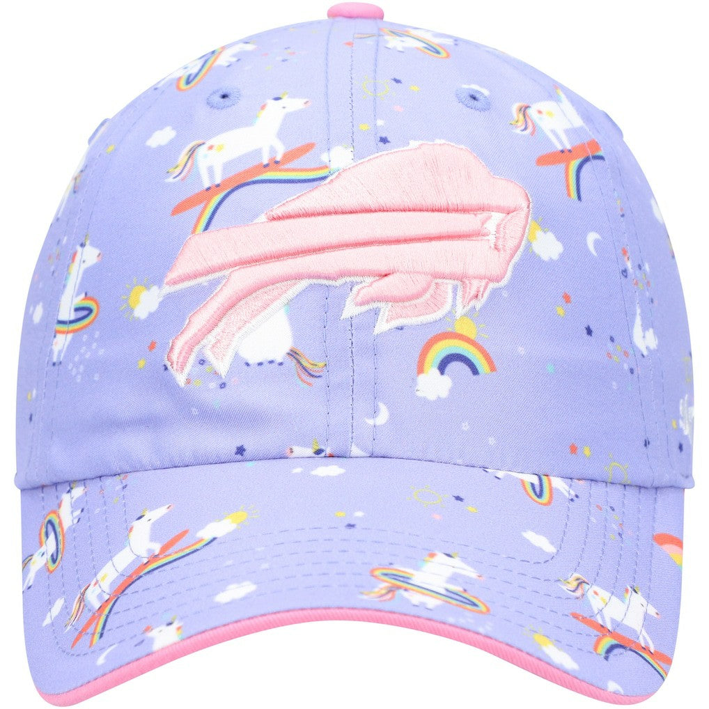 Buffalo Bills '47 Girls Preschool Unicorn Clean Up Adjustable Hat - Purple for sale