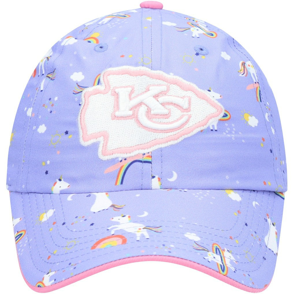 Kansas City Chiefs '47 Girls Preschool Unicorn Clean Up Adjustable Hat - Purple discount