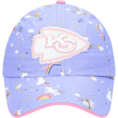 Kansas City Chiefs '47 Girls Preschool Unicorn Clean Up Adjustable Hat - Purple discount