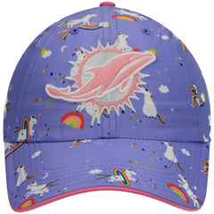 Miami Dolphins '47 Girls Preschool Unicorn Clean Up Adjustable Hat - Purple cheap