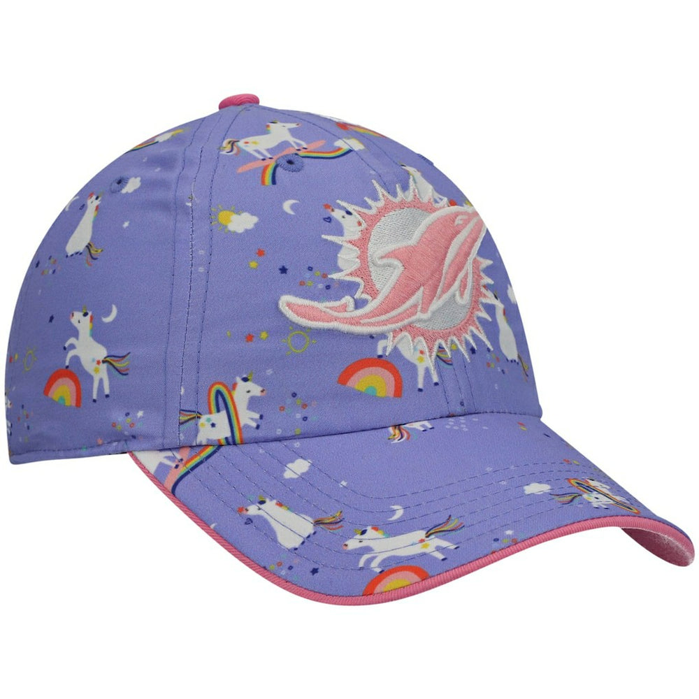 Miami Dolphins '47 Girls Preschool Unicorn Clean Up Adjustable Hat - Purple cheap