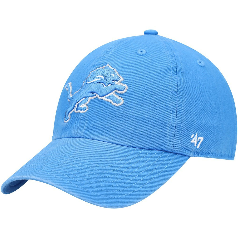 Detroit Lions '47 Youth Logo Clean Up Adjustable Hat - Blue discount