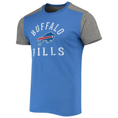 Buffalo Bills Majestic Threads Field Goal Slub T-Shirt - Royal/Gray cheap