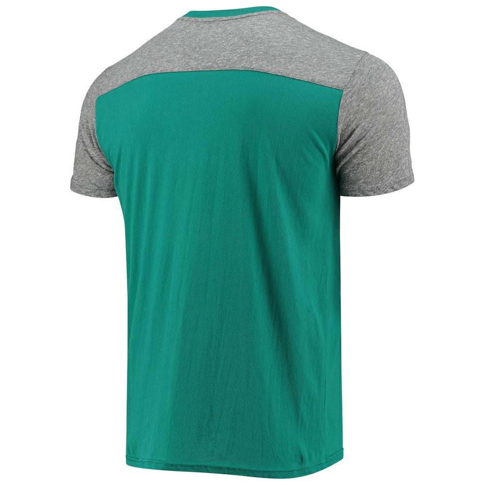 Miami Dolphins Majestic Threads Field Goal Slub T-Shirt - Aqua/Gray cheap