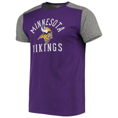 Minnesota Vikings Majestic Threads Field Goal Slub T-Shirt - Purple/Gray online
