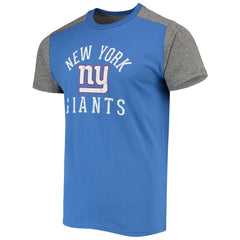 New York Giants Majestic Threads Field Goal Slub T-Shirt - Royal/Gray outlet