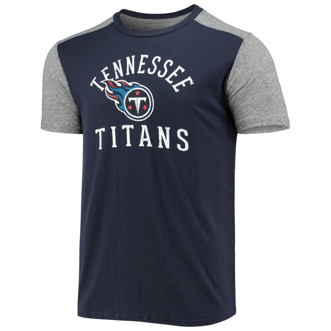 Tennessee Titans Majestic Threads Field Goal Slub T-Shirt - Navy/Gray on sale