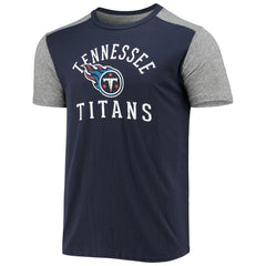 Tennessee Titans Majestic Threads Field Goal Slub T-Shirt - Navy/Gray on sale